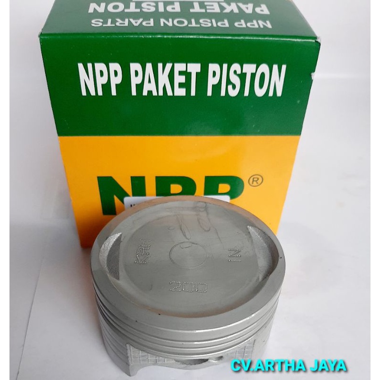 PISTON KIT NPP HONDA VERZA 150 / NEW MEGA PRO 150 / CRF 150 / MEGA PRO MONOSHOCK / MP MONO ( STD / 050 / 100 / 150 / 200 ) ( 57,3 / 57,8 / 58,3 / 58,8 / 59,3 ) (11-KYE-NPP)-1