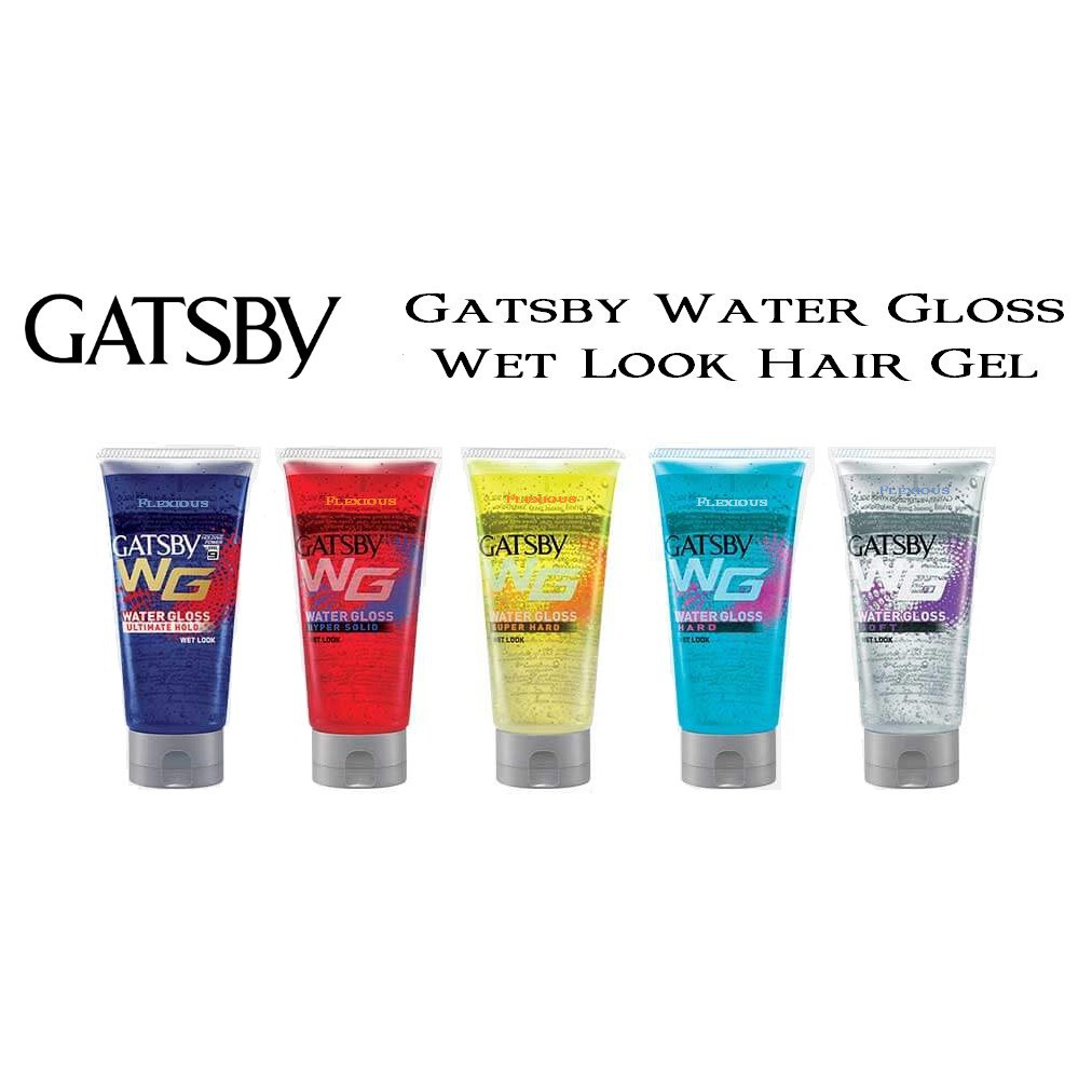 ✨LACIKOSME✨  GATSBY WATER GLOSS HOLDING LEVEL - MINYAK RAMBUT HAIR GEL ORIGINAL