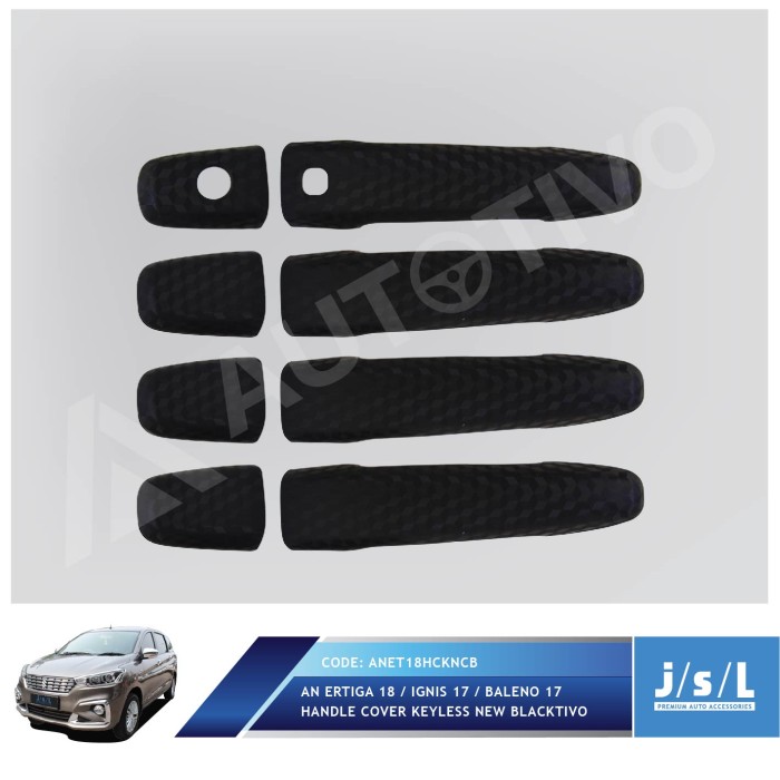Cover Handle Suzuki Baleno Black Doff Smart Keyless Carbontivo