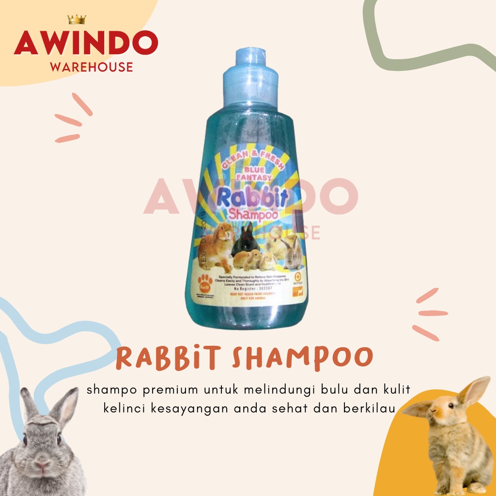 RABBIT SHAMPOO - Shampo Sampo Kelinci Blue Fantasy 100ml