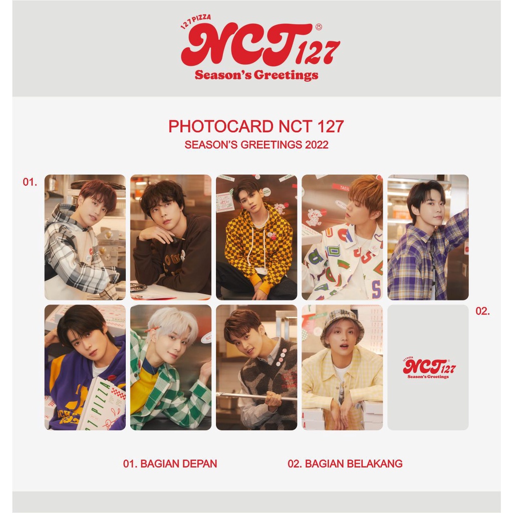 Jual Photocard NCT 127 Season Greetings 2022 Shopee Indonesia