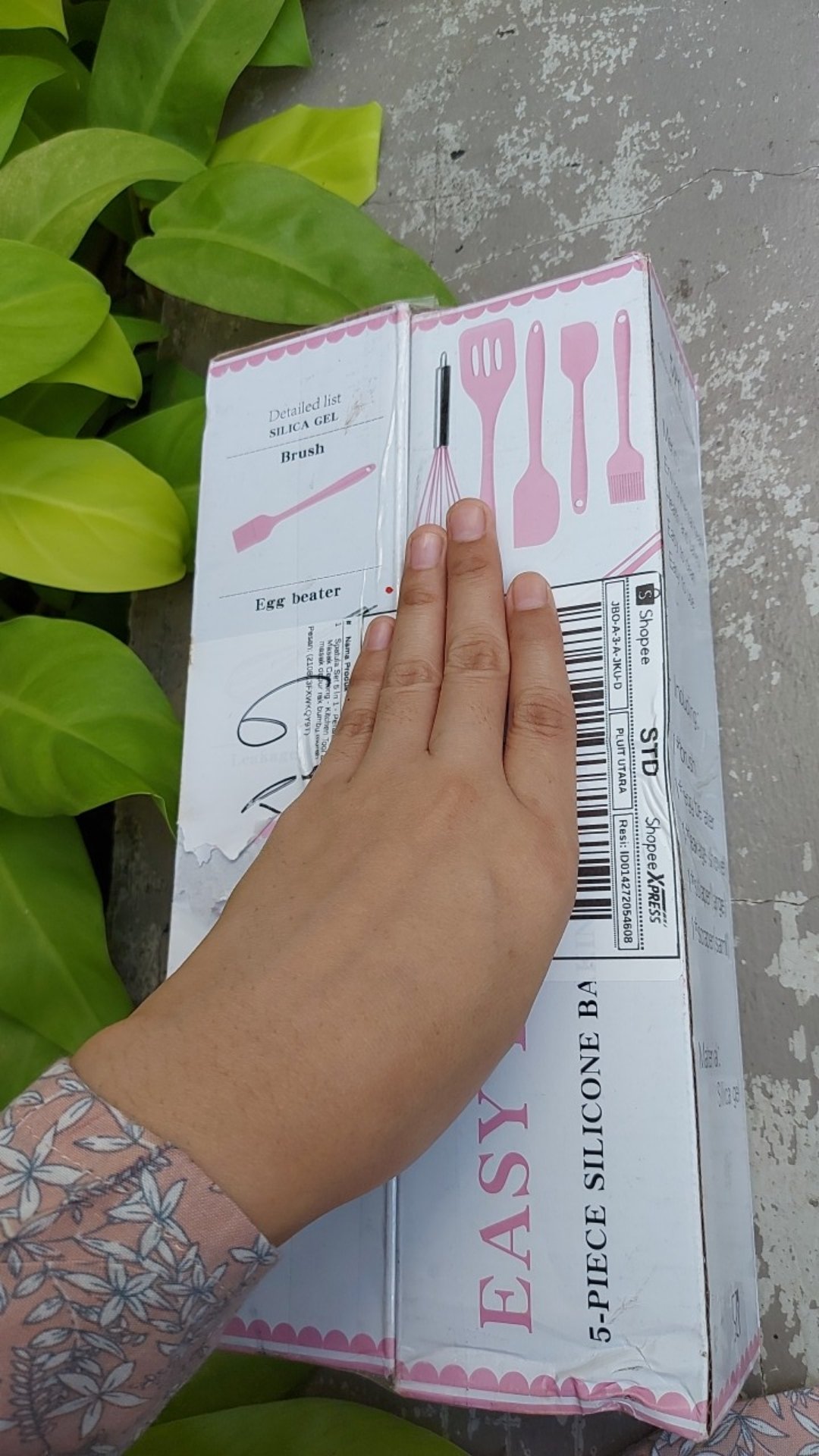 Spatula Set 5 In 1 - Peralatan Tumis Masak Centong - Kitchen Tool Alat Masak Dapur Rak Bumbu Murah