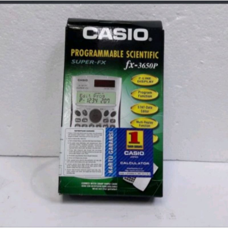 

CASIO FX 3650P KALKULATOR PROGRAM ORIGINAL MANTAP