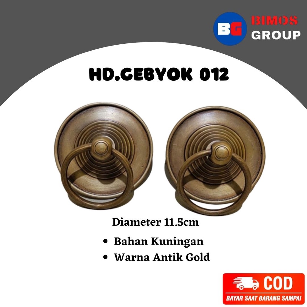 HANDLE PINTU KUNINGAN HANDLE GEBYOK GBY 012 TARIKAN PINTU RUMAH GAGANG PINTU GEBYOK HANDLE KETUKAN P