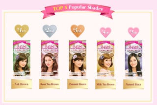 LIESE CREAMY BUBBLE  COLOUR CAT  RAMBUT  MERK  JEPANG YG LG 