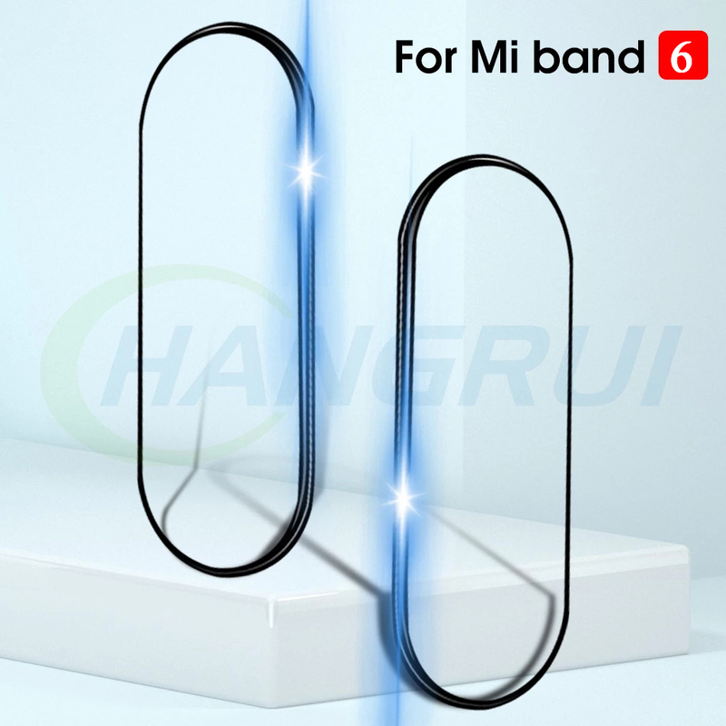 2 / 1pc Pelindung Layar Tempered Glass 3d Curved Untuk Xiaomi Mi Band 6 / 5