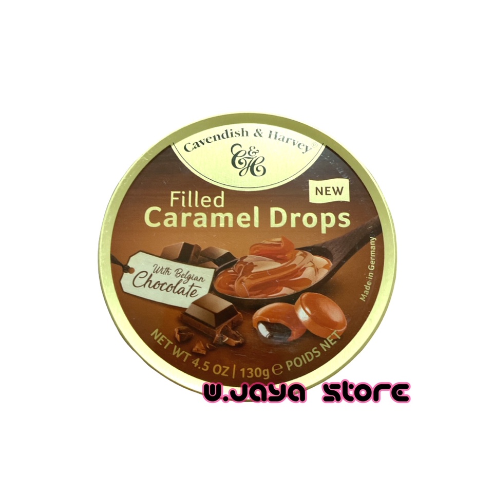 Cavendish &amp; Harvey Filled Caramel Drop / Permen Caramel isi Coklat