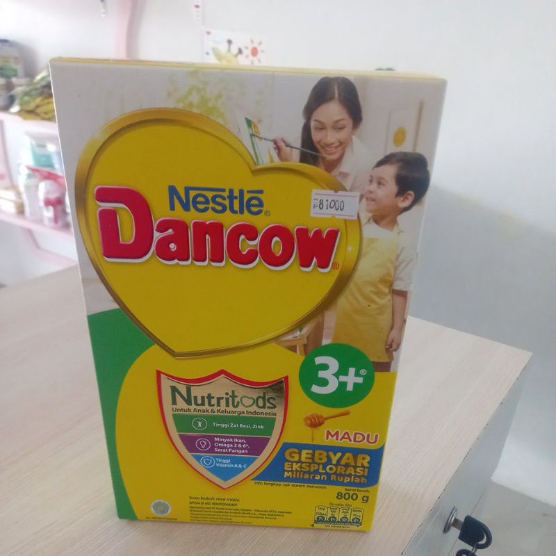 susu formula dancow 3+ 800g rasa madu expired may 2022