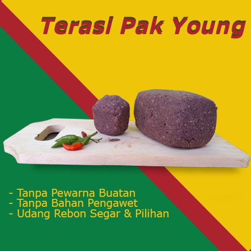 

Terasi Aceh Asli Pak Young Udang Rebon Pilihan Berkualitas Halal / Belacan Aceh