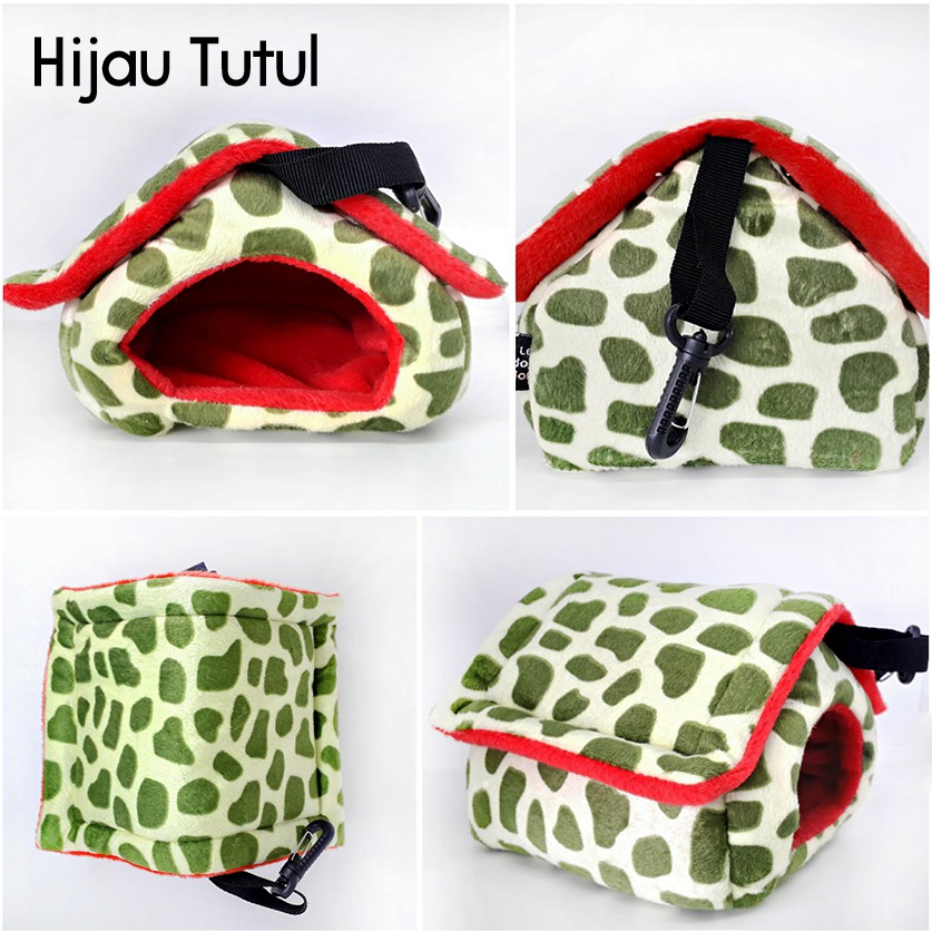 ADEWAP GLIDER Sleeping Pouch Sugar Glider Bentuk Rumah Tempat Tidur Sugar Glider