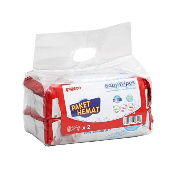 Pigeon Wipes Paket Hemat Pure Water 2pcs