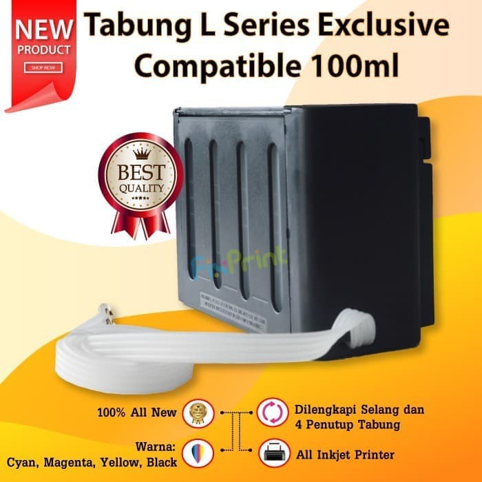 Tabung Infus 100ml Printer Canon IP2770 MP237 MP287 MP258 FPS64
