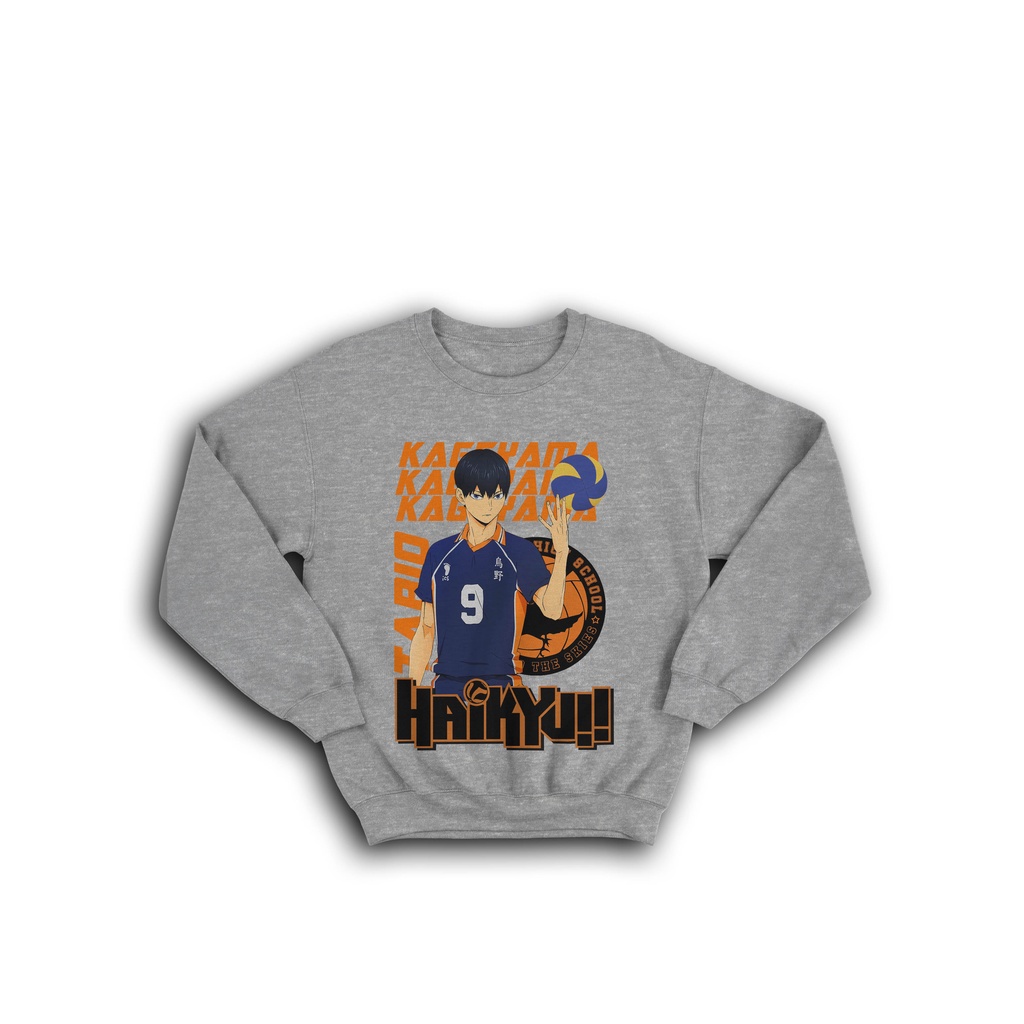 SWEATER CREWNECK TERBARU HAIKYU KAGEYAMA SHOYO HINATA SHOUYOU YUKITAKA IZUMI TABIO HINATA HYUUGA