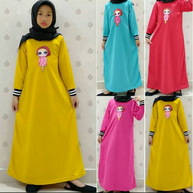 ANAK LOL GAMIS REMPEL BAWAH Usia 4-12tahun #GL