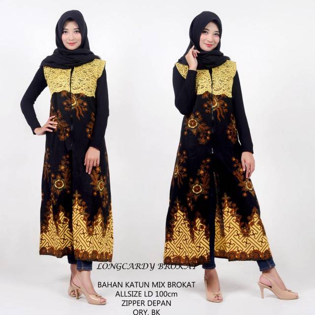 Longcardy Batik Brukat - Outer Batik Brokat