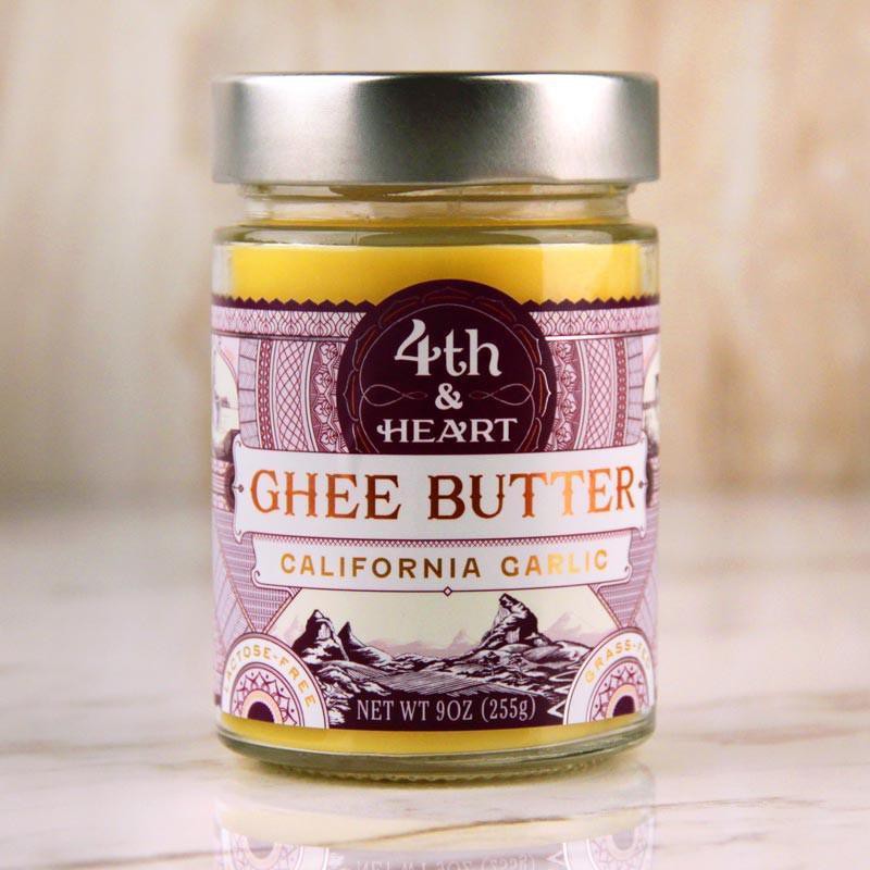 

4th and Heart Ghee Butter (California Garlic) // 255gram