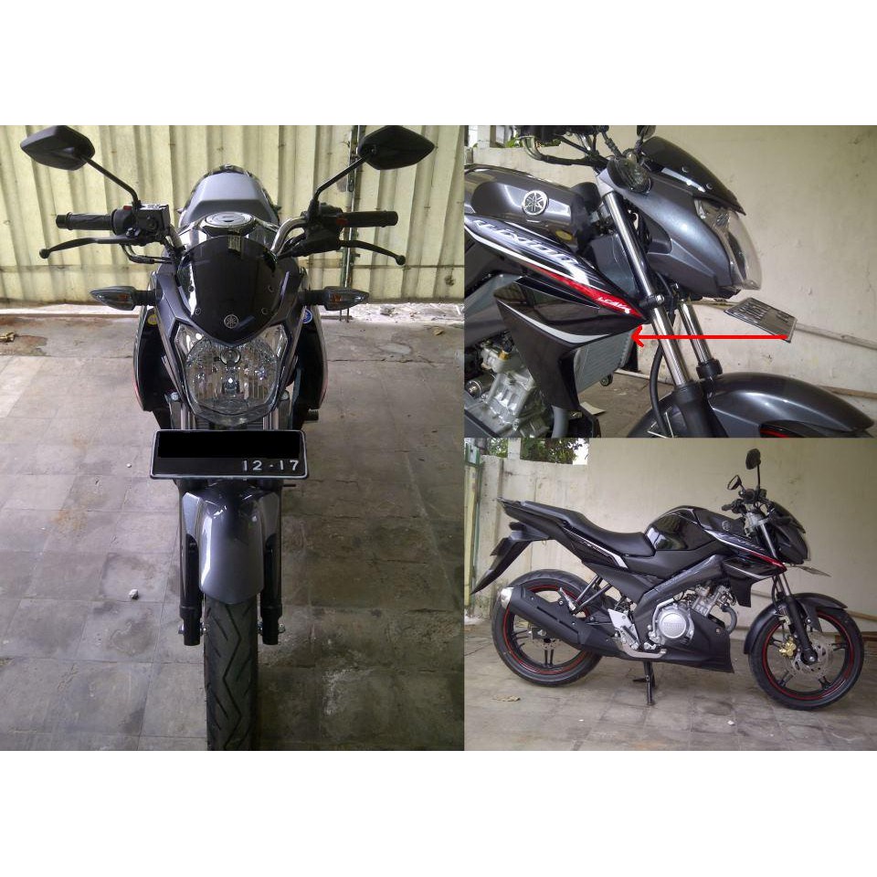 Dudukan plat nomor new vixion Old vixion