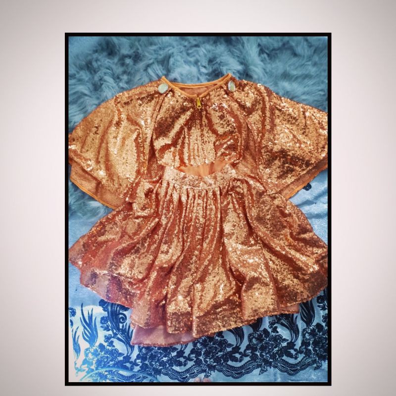 BAJU PARTY PESTA WANITA SEXY MINI DRESS BLINK BLINK MEWAH GAUN MALAM