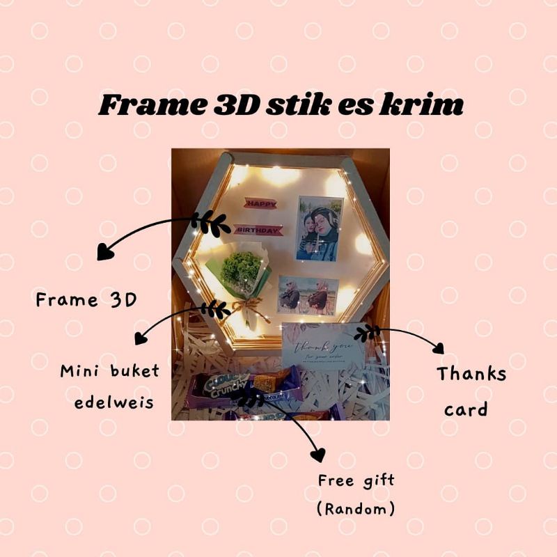 

FRAME 3D//kado unik//kado estetik