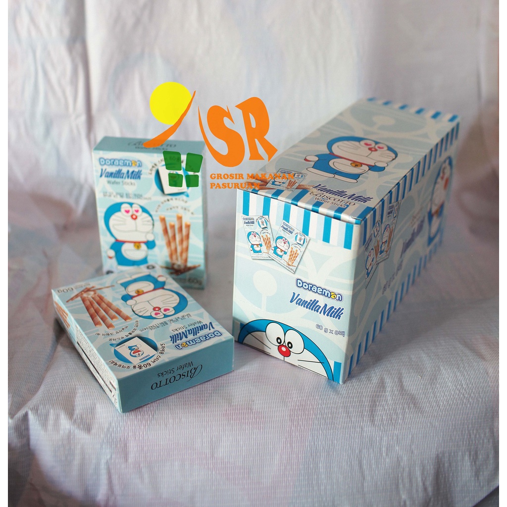 

doraemon wafer stick vanila biskitop gloria astor biscotto