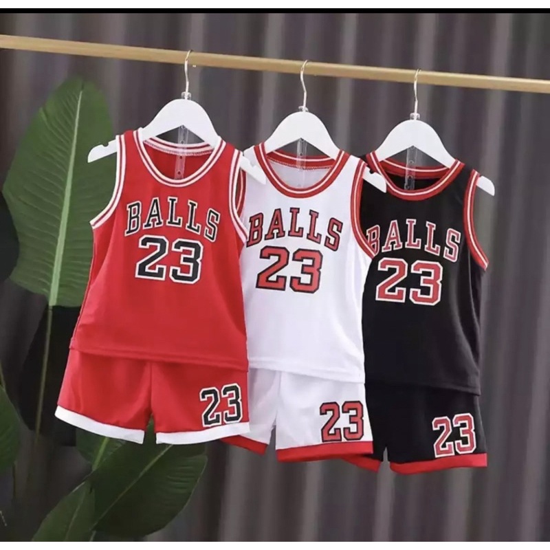 STELAN ANAK BASKET BALLS / BAJU OLARAGA ANAK 1-5 thun