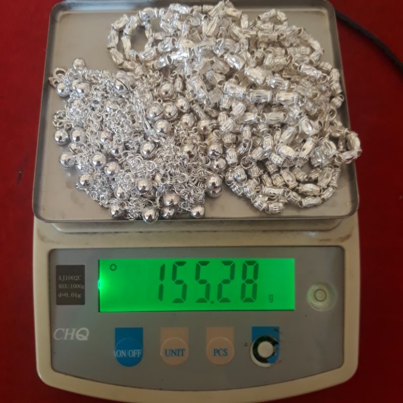 Grosir Perhiasan Perak Murni harga 100grm