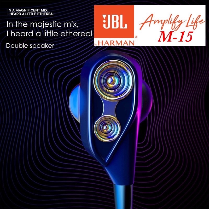 Handsfree JB-11 M15 JBL Merek Branded Double Sound Headset Universal SPORTS JB11 Earphone By Sen/Earphone Purebass JB-11 Termurah Terlaris