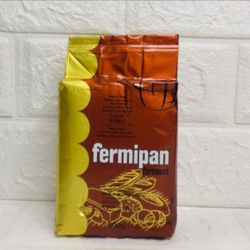 

Fermipan yeast brown 500 gram / ragi instan fermipan brown 500 gr