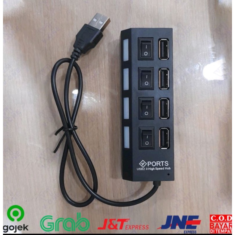 0USB Hub Saklar 4 Port On/Off High speed/Sambungan USB Extension 4 Port &amp; 7 port