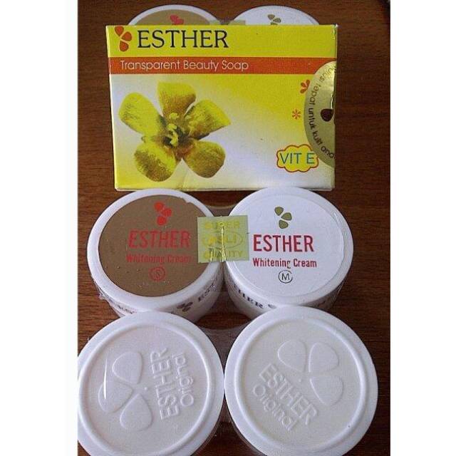 Paket Cream Esther SM Dengan Sabun S M Whitening