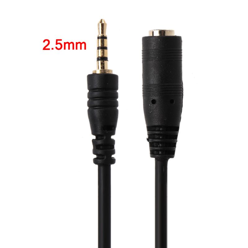 VIVI   150cm 2.5mm Male to Female Jack Extension Audio AUX Cable Cord for Smartphone 2.5mm earphone