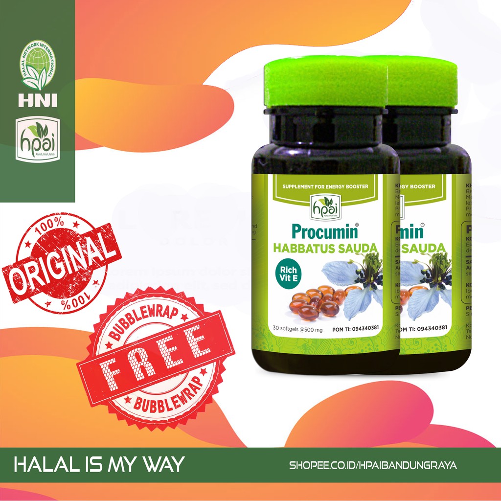 Procumin Habbatussauda Rich Vit E Hni Hpai Indonesia
