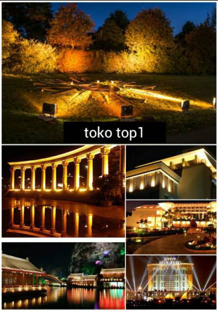 lampu sorot tipis led SMD 50w outdoor tembak / flood light / kap sorot smd/ outdoor led