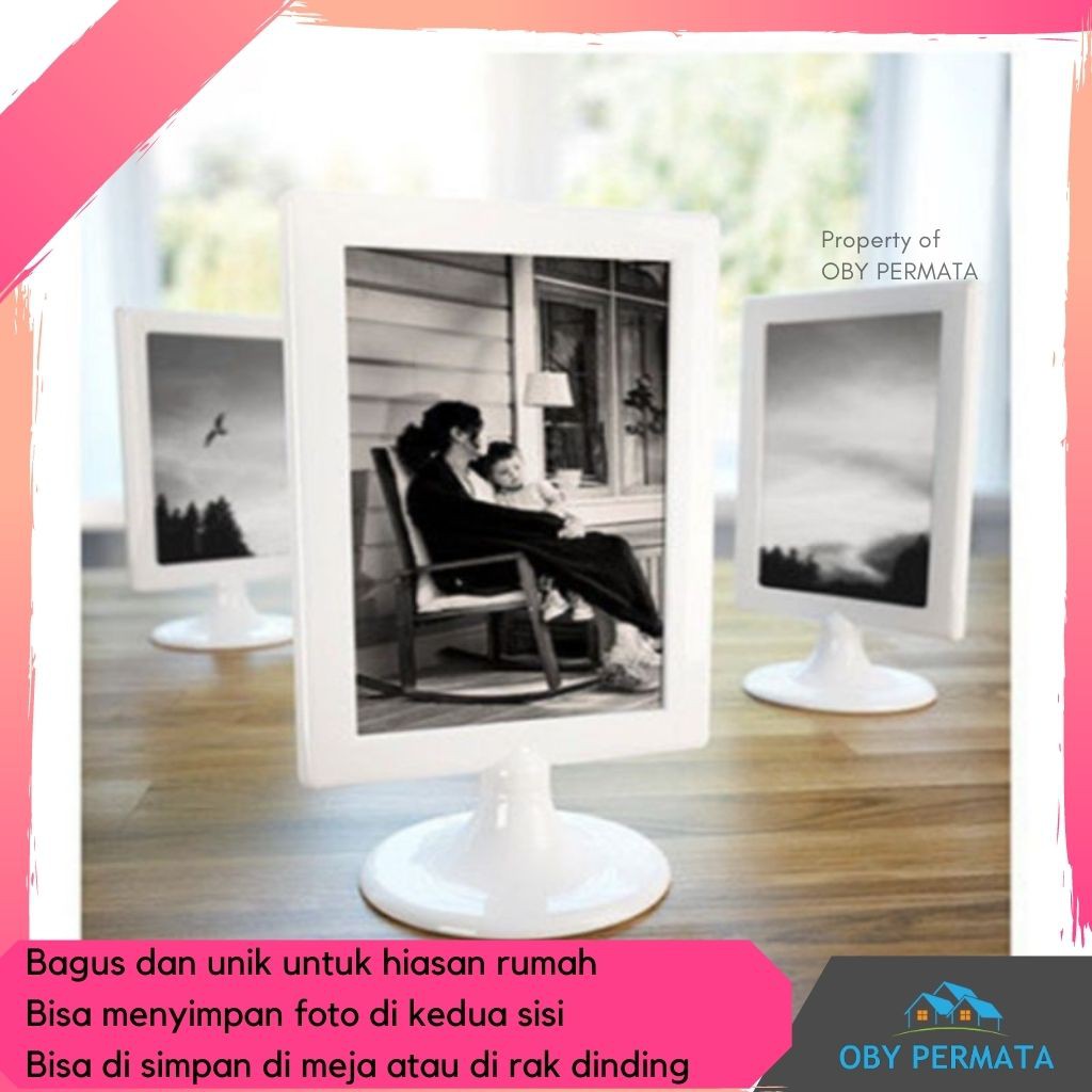 Bingkai Foto Minimalis Stand Berdiri Dekorasi Meja OP113
