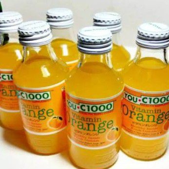 You C 1000 Orange Lemon Botol Kaca Shopee Indonesia