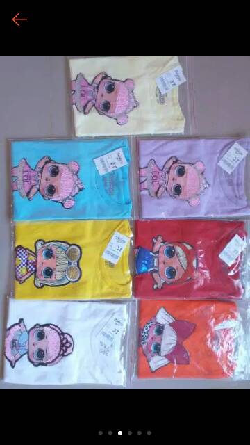 Kaos LOL (non LED) size 1,2,3,4,5 (1-5th)