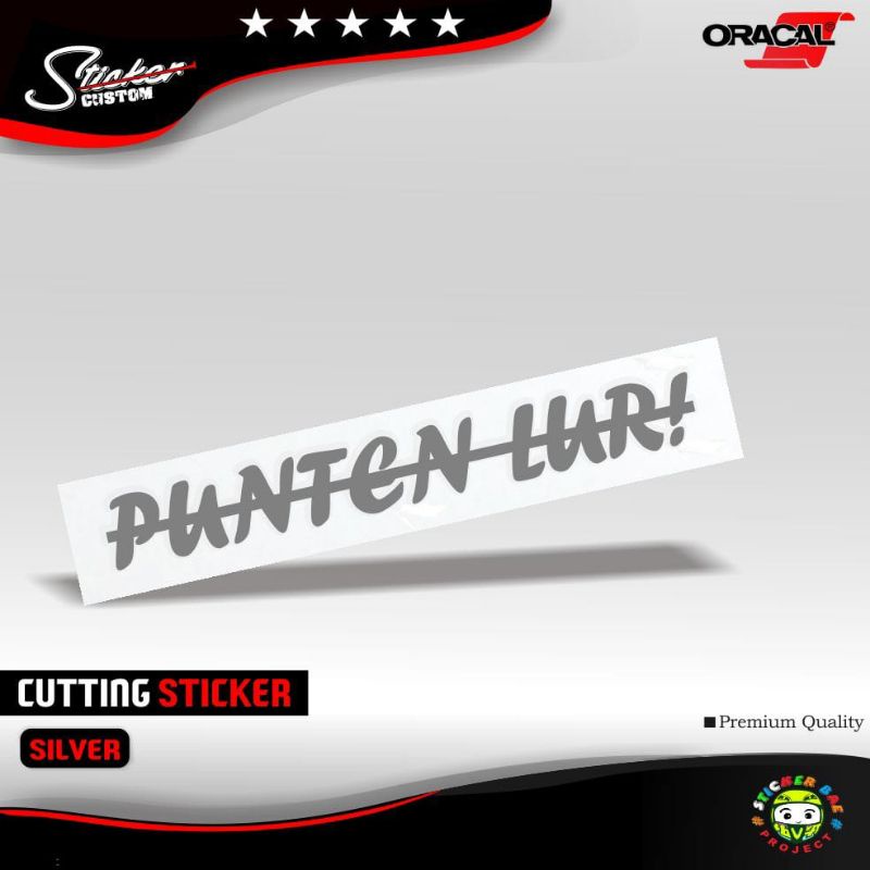 sticker cutting stiker punten lur stiker motor