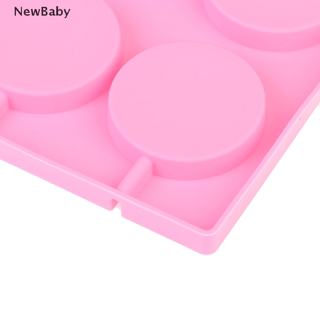 Cetakan Permen Lolipop 8 Lubang Bahan Silikon Untuk Dekorasi Kue