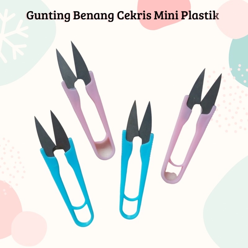 Gunting Benang Cekris Mini Plastik