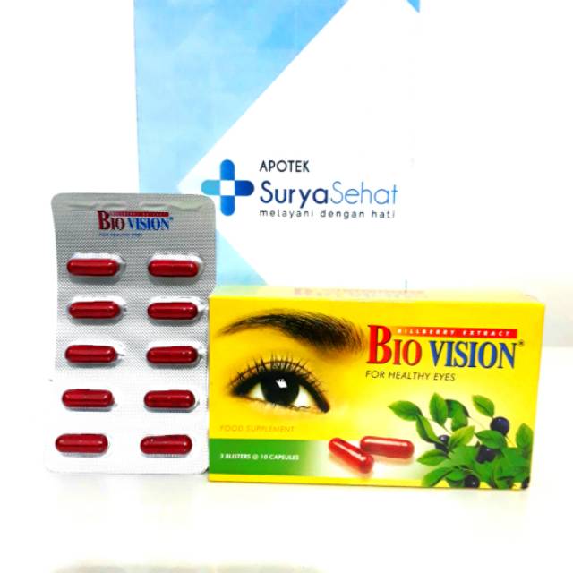 Bio Vision isi 10 Kapsul - Vitamin Mata Lelah biovision