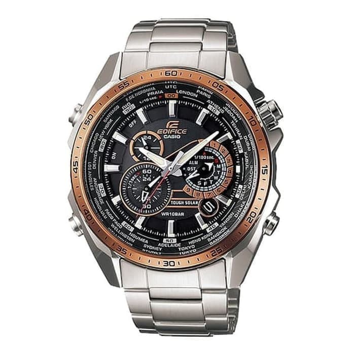 Casio EDIFICE EQS-500DB-1A2DR - Jam Tangan Pria - Silver