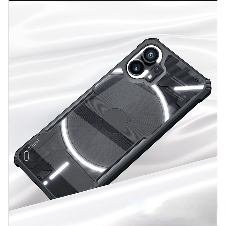 S/P- CASING Acrylic Clear Protect Casing For Nothing Phone 1 Phone Case Transparent Back Cover For Nothing Phone1 (1)  Armor Shockproof PC+TPU Bumper Cover