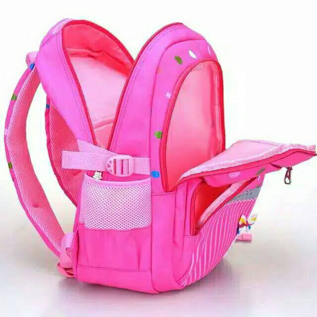 Tas kids sekolah/motif Nanas/Tas Ransel SD TK SMP