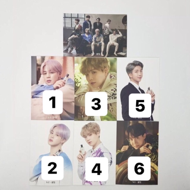 [READY] Sharing VT X BTS L’Atelier Perfume Photocard/Postcard Official