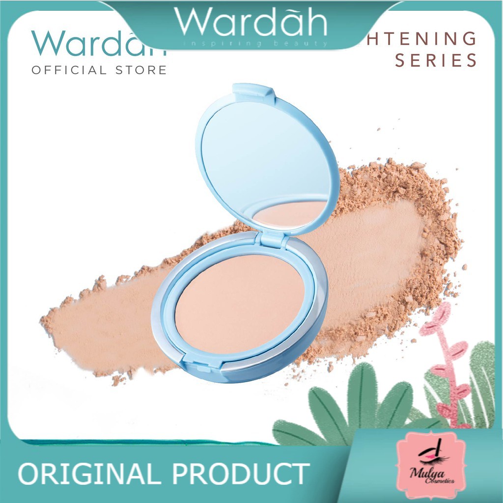 TWC WARDAH LIGHTENING POWDER FOUNDATION LIGHT FEEL (SEMUA WARNA) 12 G