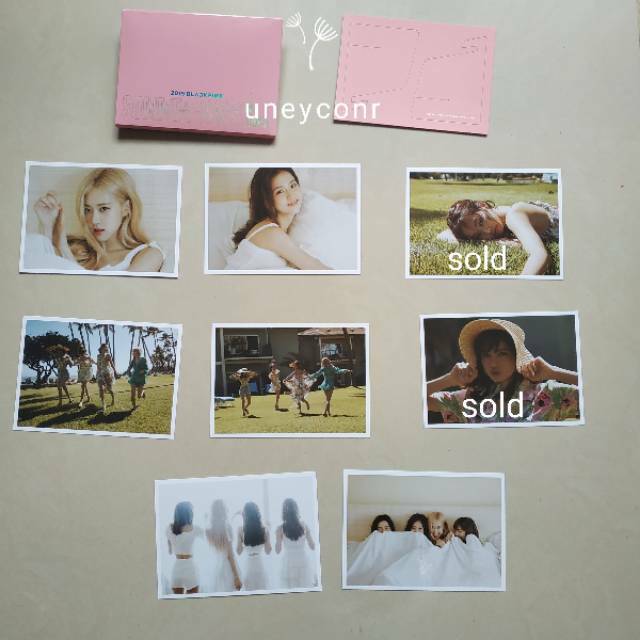 READY STOCK SHARING GOODS POSTCARD BLACKPINK SUMMER DIARY IN HAWAII 2019 OFFICIAL YG