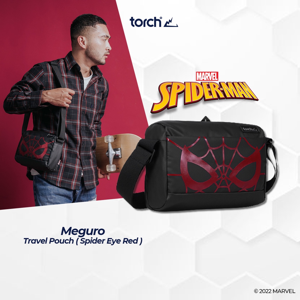 TORCH Depok Spiderman Eye Red - Utility Pouch - Uljin