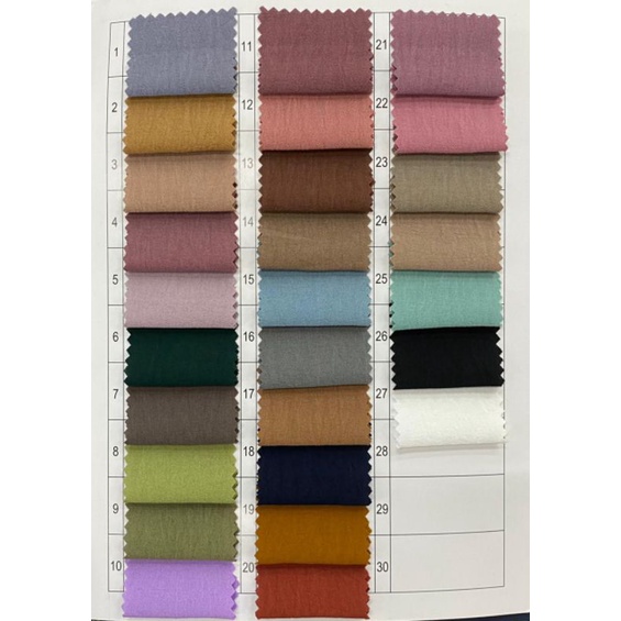 Airflow/ Rayon Crinkle/ Katun Rayon/ Viscose/ Rayon Twill/ Seragam bridesmaid/ kain grosir murah