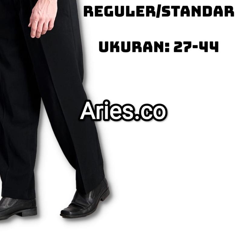 Celana Panjang Hitam Pria Cardinal / Celana Bahan Cardinal / Celana Bahan Goyang / Celana Orang Tua