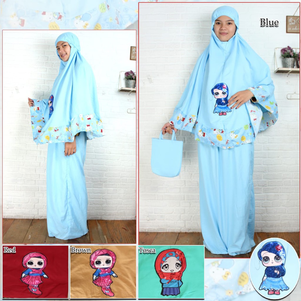 Flam Mukena anak  mukena terbaru Muslimah LED trend terbaru 2021